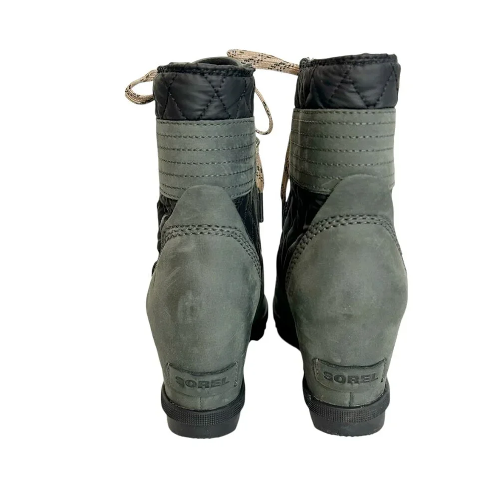 SOREL Lexie Wedge Quilted Waterproof Boots